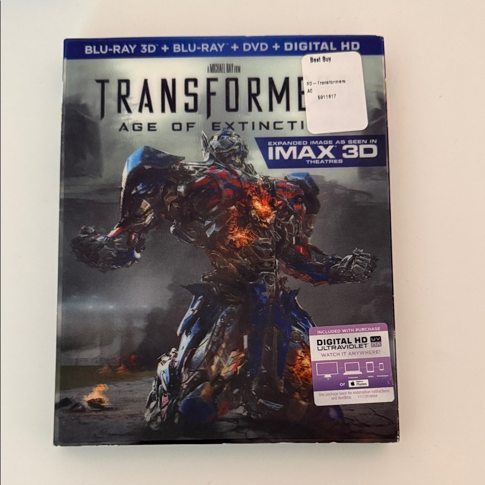 Transformers: Age of Extinction Blu-ray Combo Pack